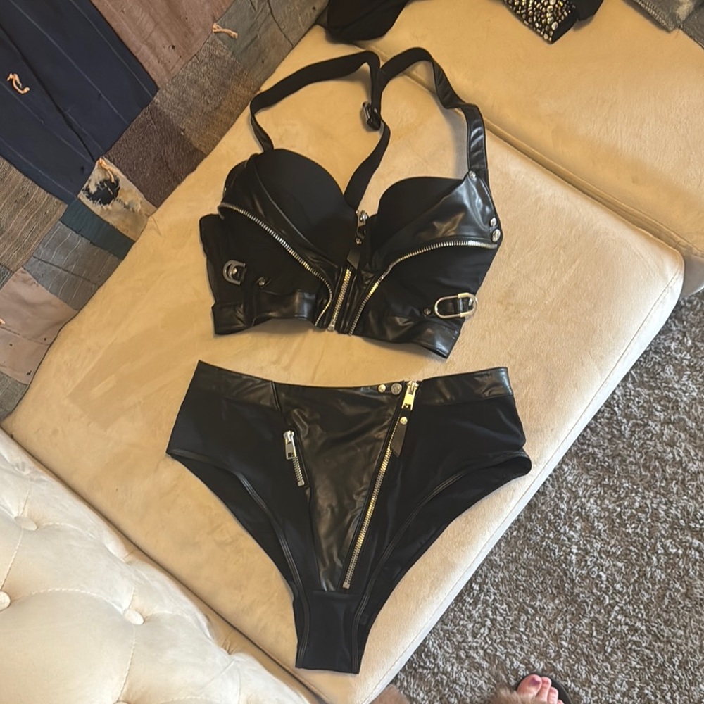 (PANTY ONLY) Honey Birdette Black Intimates